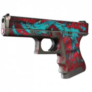 StatTrak™ Glock-18 | Water Elemental (Battle-Scarred)