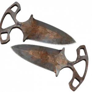 ★ Shadow Daggers | Rust Coat (Battle-Scarred)