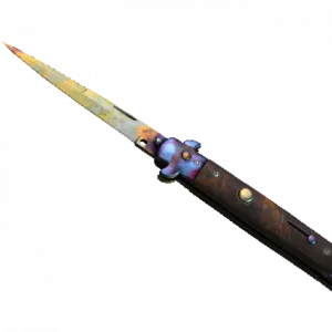 ★ Stiletto Knife | Case Hardened (Minimal Wear)