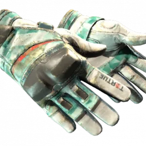 ★ Moto Gloves | Spearmint (Battle-Scarred)