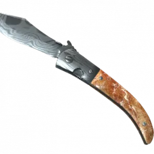 ★ Navaja Knife | Damascus Steel (Field-Tested)