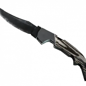 ★ StatTrak™ Falchion Knife | Black Laminate (Minimal Wear)