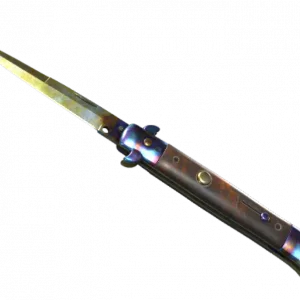 ★ Stiletto Knife | Case Hardened (Well-Worn)