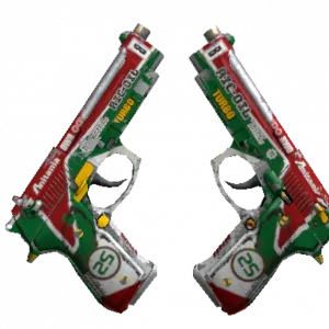 Souvenir Dual Berettas | Twin Turbo (Battle-Scarred)