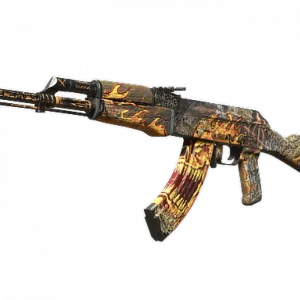 StatTrak™ AK-47 | Searing Rage (Well-Worn)