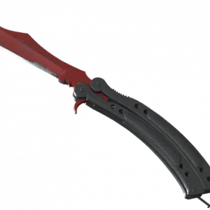 ★ Butterfly Knife | Crimson Web (Well-Worn)