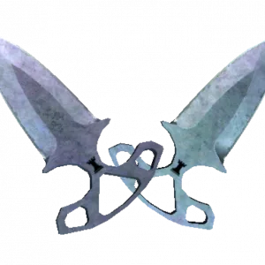 ★ StatTrak™ Shadow Daggers | Blue Steel (Well-Worn)