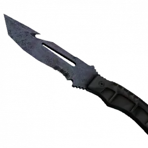 ★ StatTrak™ Survival Knife | Blue Steel (Battle-Scarred)