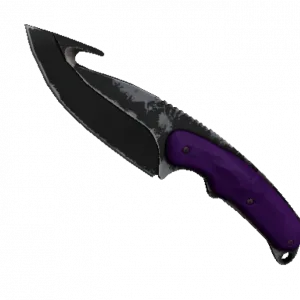 ★ StatTrak™ Gut Knife | Ultraviolet (Well-Worn)