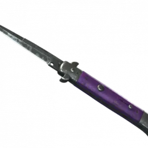 ★ Stiletto Knife | Ultraviolet (Battle-Scarred)