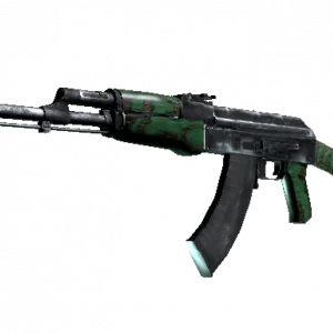 Souvenir AK-47 | Green Laminate (Well-Worn)
