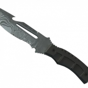 ★ Survival Knife | Damascus Steel (Battle-Scarred)