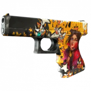 Glock-18 | Bullet Queen (Well-Worn)