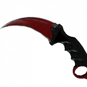 ★ StatTrak™ Karambit | Crimson Web (Well-Worn)
