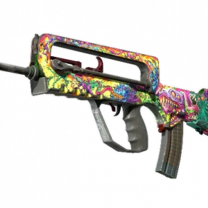 FAMAS | Bad Trip (Battle-Scarred)