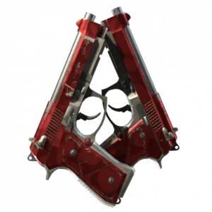 StatTrak™ Dual Berettas | Hemoglobin (Field-Tested)