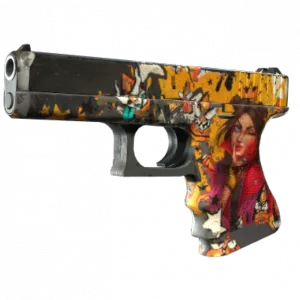 StatTrak™ Glock-18 | Bullet Queen (Battle-Scarred)