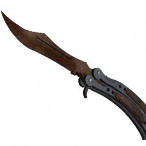 ★ Butterfly Knife | Rust Coat (Battle-Scarred)