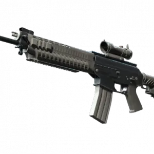 Souvenir SG 553 | Damascus Steel (Well-Worn)