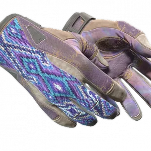 ★ Sport Gloves | Violet Beadwork (Battle-Scarred)