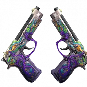 StatTrak™ Dual Berettas | Flora Carnivora (Factory New)