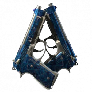 Souvenir Dual Berettas | Cobalt Quartz (Field-Tested)