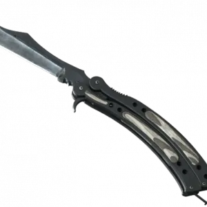 ★ Butterfly Knife | Black Laminate (Factory New)