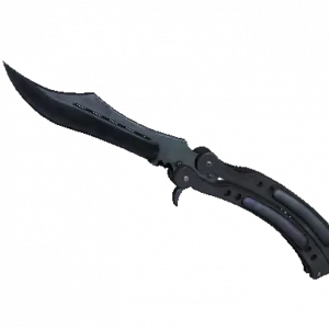 ★ Butterfly Knife | Blue Steel (Well-Worn)