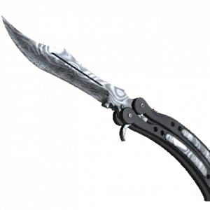 ★ Butterfly Knife | Damascus Steel (Well-Worn)