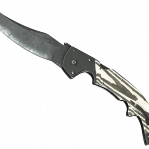 ★ Falchion Knife | Black Laminate (Minimal Wear)