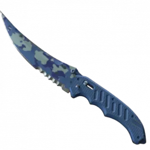 ★ Flip Knife | Bright Water (Well-Worn)