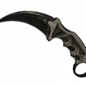 ★ Karambit | Black Laminate (Battle-Scarred)