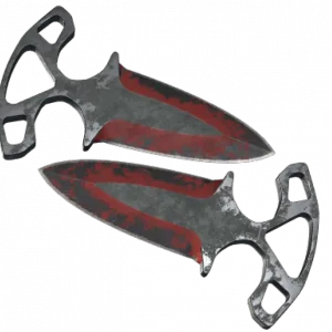 ★ Shadow Daggers | Crimson Web (Battle-Scarred)