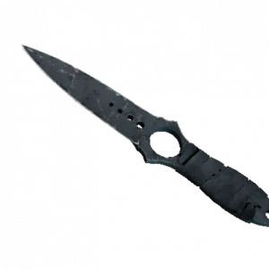 ★ Skeleton Knife | Night Stripe (Battle-Scarred)