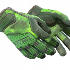 ★ Specialist Gloves | Lime Polycam (Battle-Scarred)