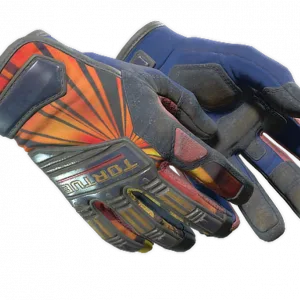 ★ Specialist Gloves | Sunburst (Battle-Scarred)