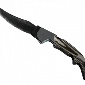★ StatTrak™ Falchion Knife | Black Laminate (Well-Worn)