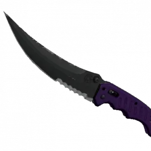 ★ StatTrak™ Flip Knife | Ultraviolet (Well-Worn)