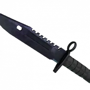 ★ StatTrak™ M9 Bayonet | Blue Steel (Well-Worn)