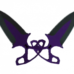 ★ StatTrak™ Shadow Daggers | Ultraviolet (Well-Worn)