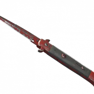 ★ StatTrak™ Stiletto Knife | Crimson Web (Battle-Scarred)
