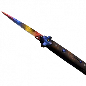 ★ StatTrak™ Stiletto Knife | Marble Fade (Factory New)