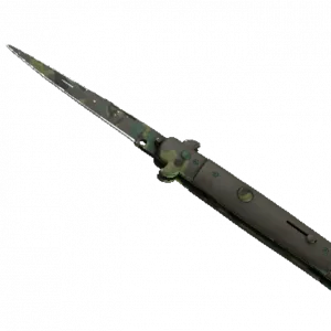 ★ Stiletto Knife | Boreal Forest (Well-Worn)