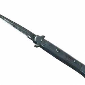 ★ Stiletto Knife | Night Stripe (Battle-Scarred)