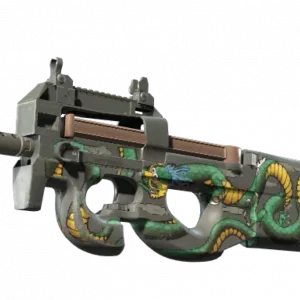 P90 | Emerald Dragon (Well-Worn)