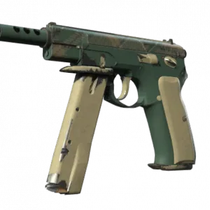 Souvenir CZ75-Auto | Green Plaid (Well-Worn)