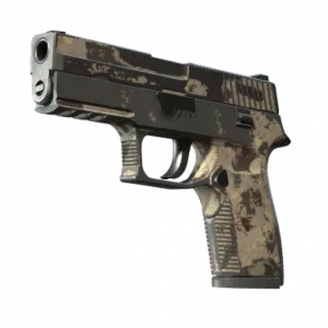 Souvenir P250 | Black & Tan (Battle-Scarred)