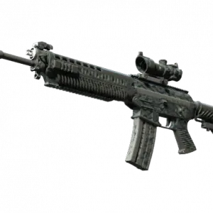 Souvenir SG 553 | Barricade (Battle-Scarred)