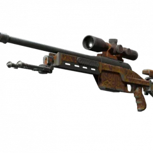 Souvenir SSG 08 | Orange Filigree (Field-Tested)