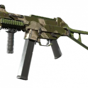 Souvenir UMP-45 | Green Swirl (Field-Tested)